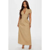 Too Busy to Care Maxi Dress - Mocha
